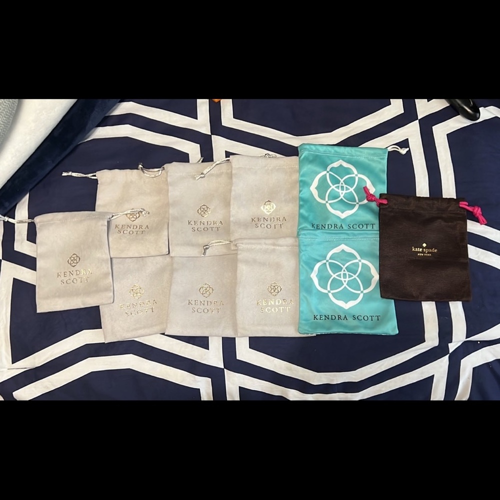 Kendra Scott and Kate Spade Dust Bags